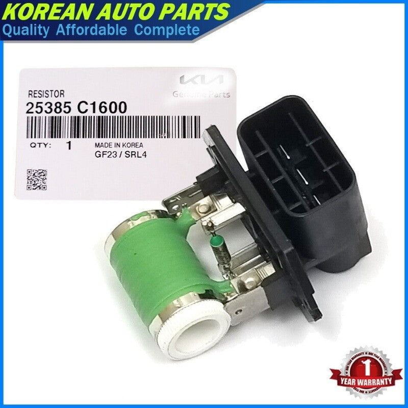 Engine Cooling Fan Resistor 25385-C1600 Fits For 2015-2018 for Kia Sedona