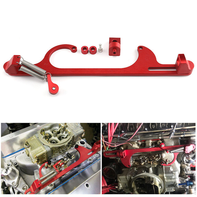 Red throttle cable holder for 4150 4160 carburetor throttle cable carbohydrate holder