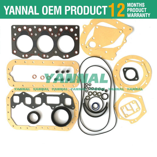 Suitable for ISUZU 3AB1 overhaul head gasket kit for Hanik N-4 N-35 NC3000 excavators.