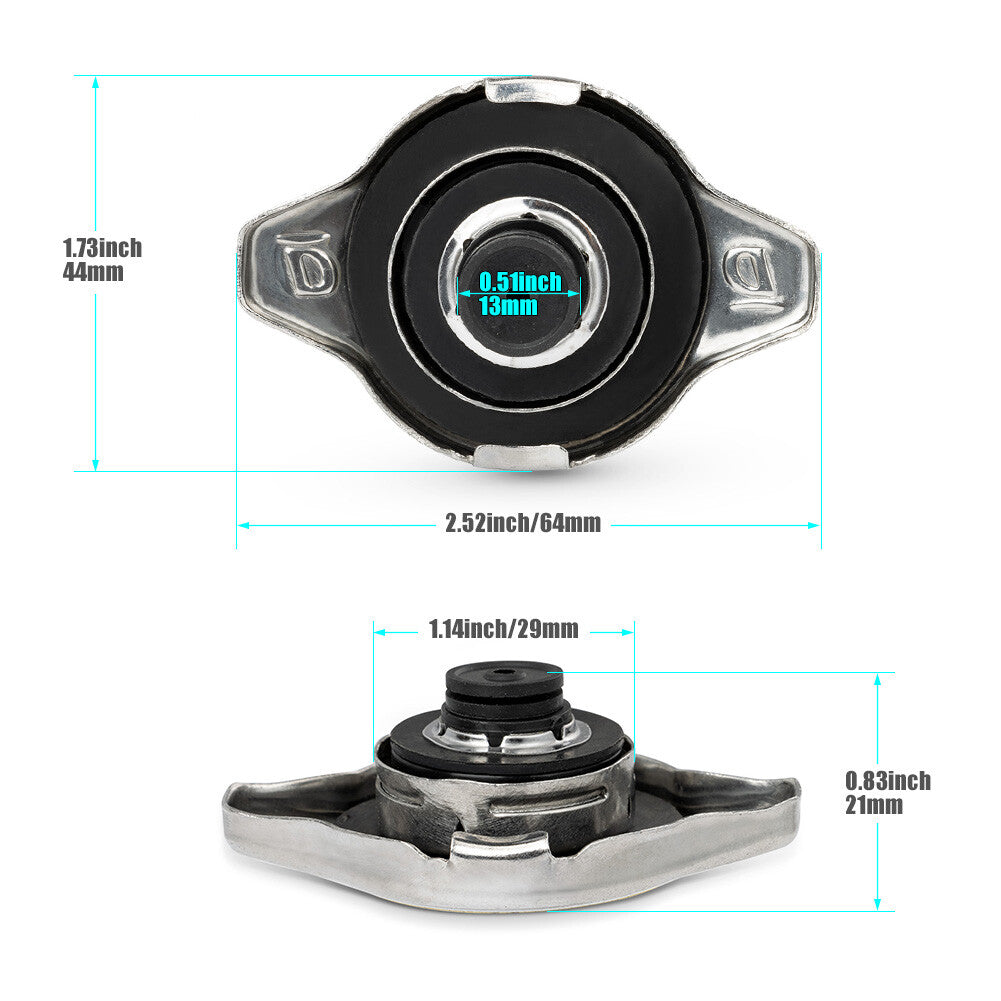Radiator Cap 108KPa 16401-20353 For Replacement for Toyota 2001-2017 for Camry for Corolla Q