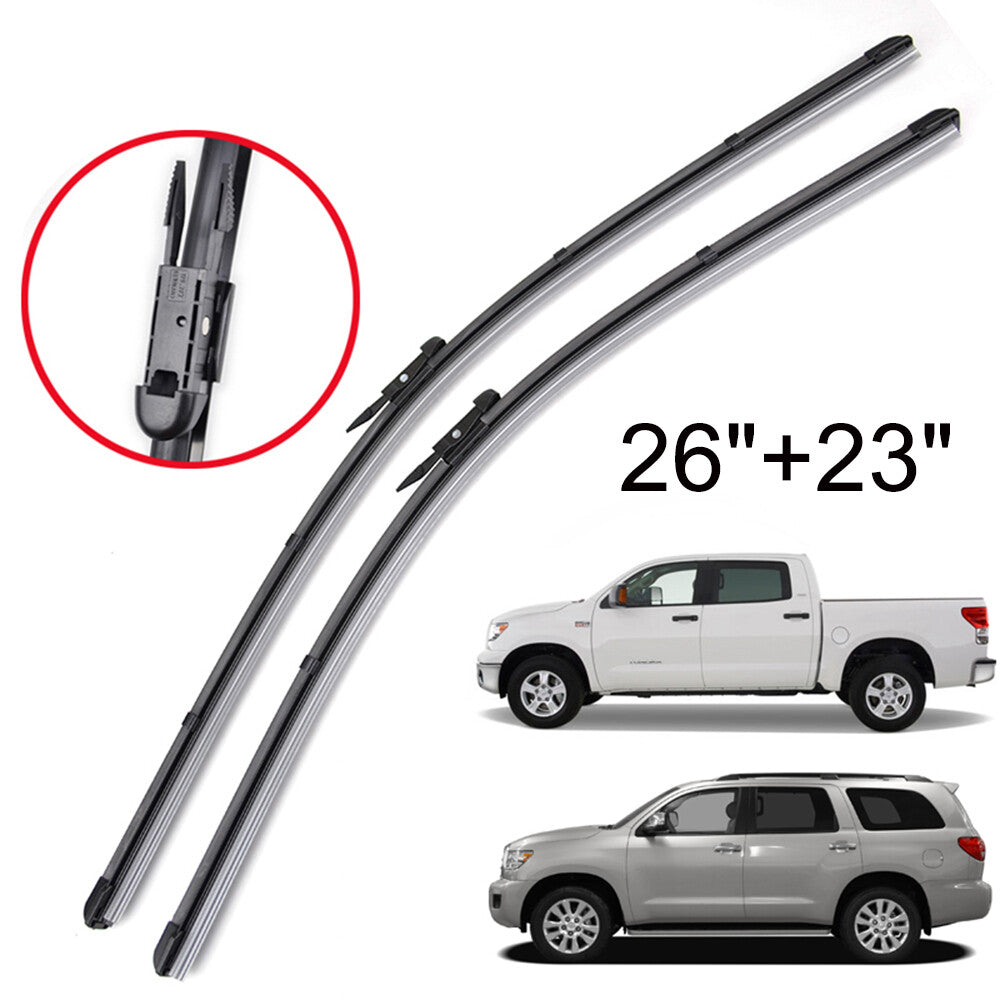 XUKEY Windshield Wiper Blades Set for Toyota Tundra Sequoia XK50 XK60 2007 -2020 Q