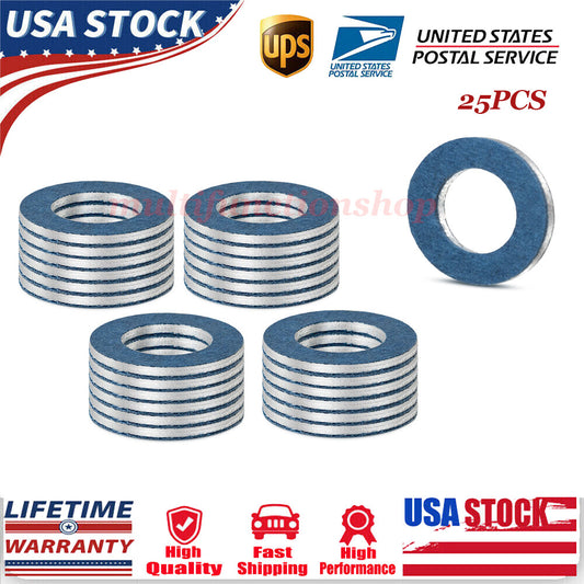 25Pack Oil Drain Plug Gasket Crush Washer 90430-12031 for Toyota 4Runner Tundra Q