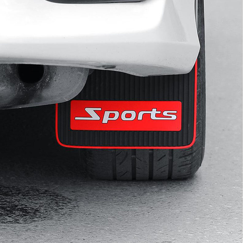 2x Car Mud Flaps Fender Splash Guards PVC Mudguard Fender Flares with Hardwar