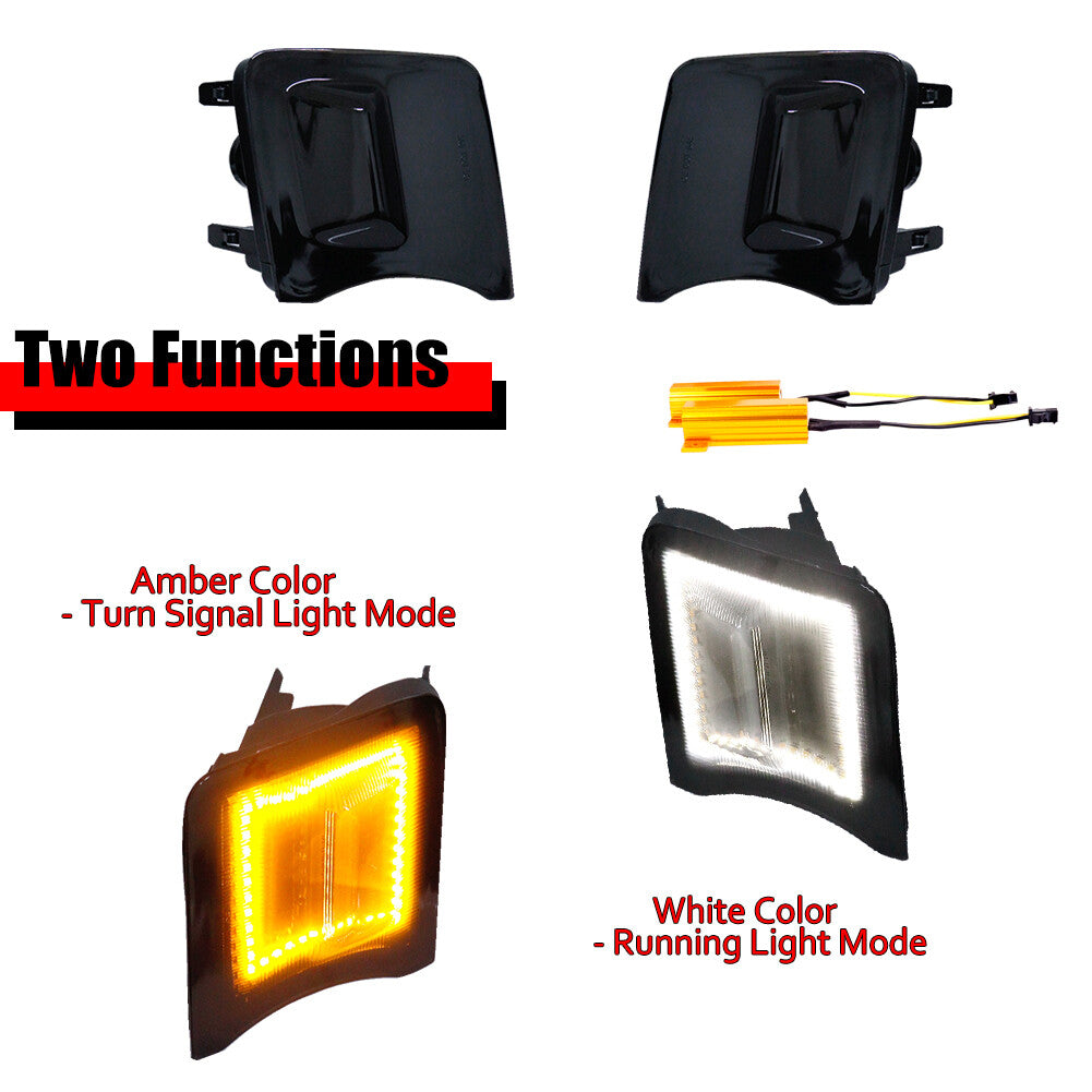 2010 - 2011 for Prius Smoked Lens Passenger + Driver Side Turn Signal - v