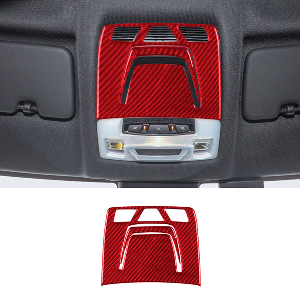 2X Carbon Fiber Center Console Side Cover Trim For Explorer 2020-2023 v