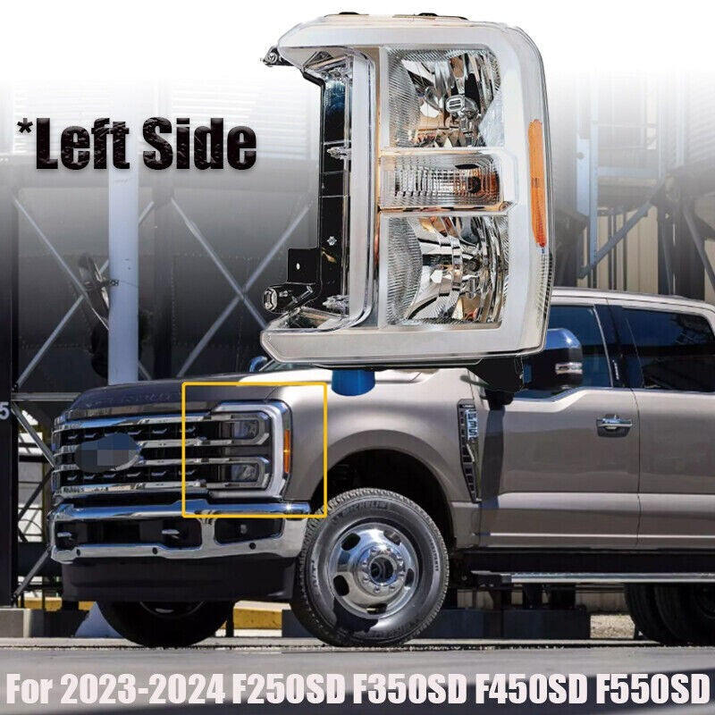 DRIVER SIDE LH HEADLIGHT PC3Z13008G For 2023 2024 F250SD F350SD F450SD F550SD n