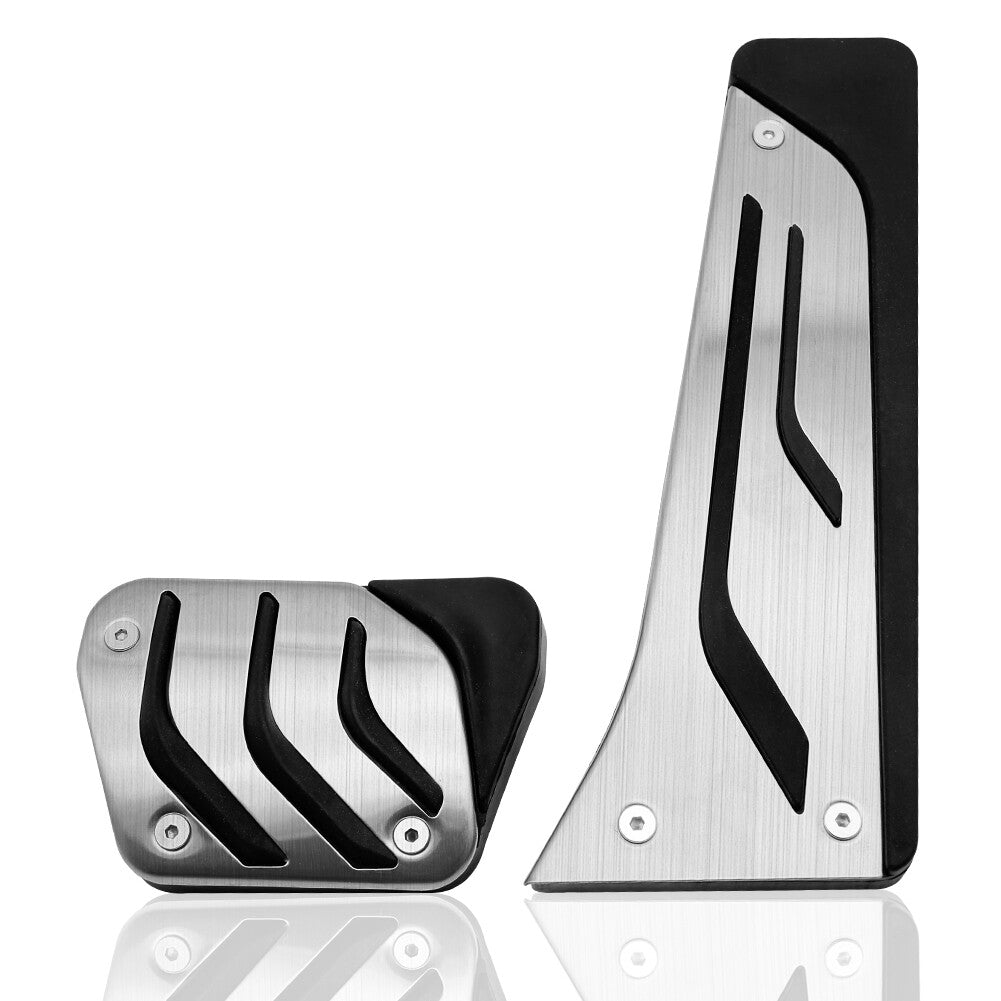 2X Pedal Brake Pedal Accelerator Pad Cover for BMW E82 1 Series Coupe 2007-2014 Q