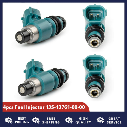 4-Piece Fuel Injector Kit 13S-13761-00-00 (2008-2016) for YAMAHA YZF R6 - new