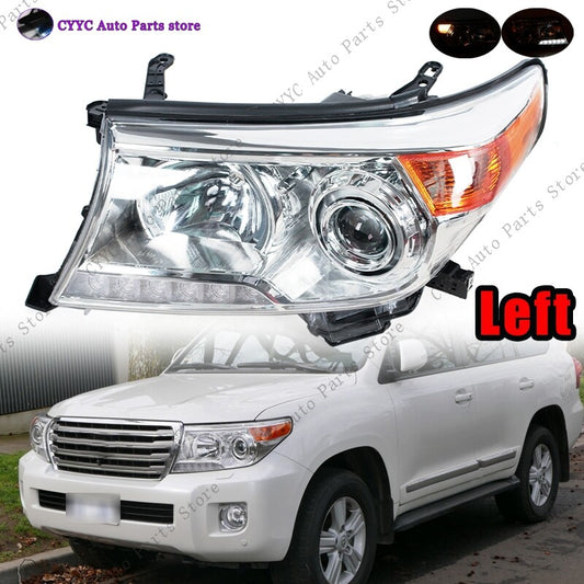 1Pcs Left Headlight for Toyota Landcruiser FJ 200 2012-2015 Headlamp