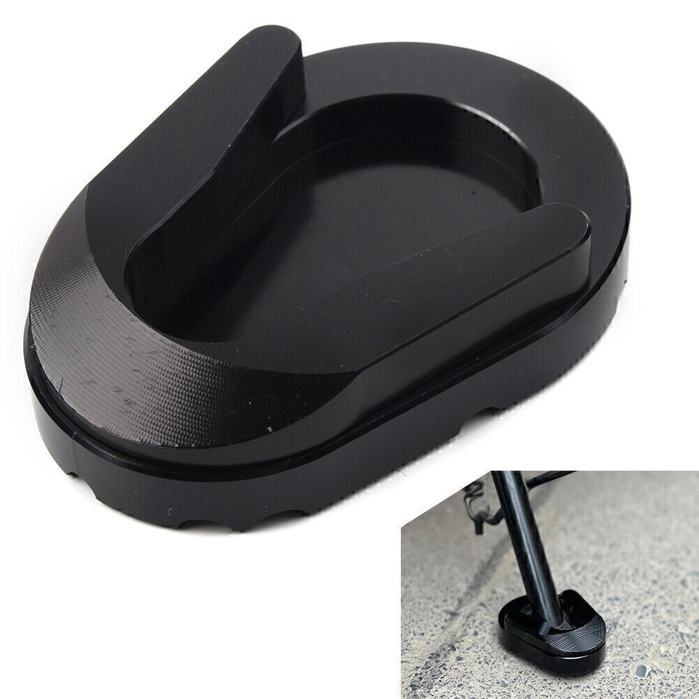 For Vespa Sprint Primavera 150 2013-2020 2014 Kickstand Enlarge Plate Pad Black Q