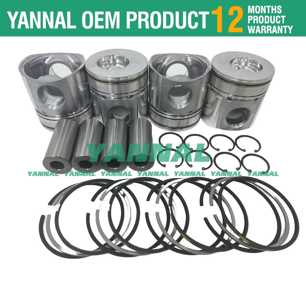 Rebuild/Overhaul Kit for 4BT Engines: Pistons + Rings + Bearings + Gaskets