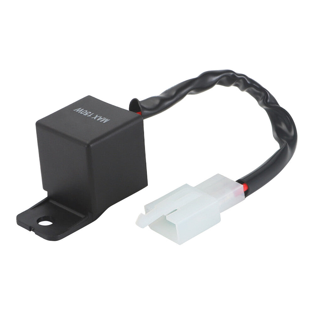 New Electric Electronic LED Flasher Relay Module for Motorcycles Black  White Q