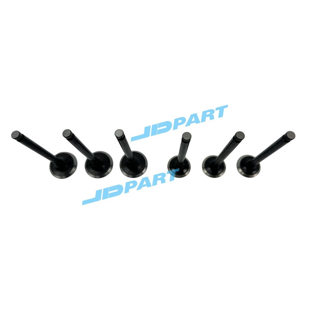 6-piece set of intake and exhaust valves for 3GM30 engine spare parts -