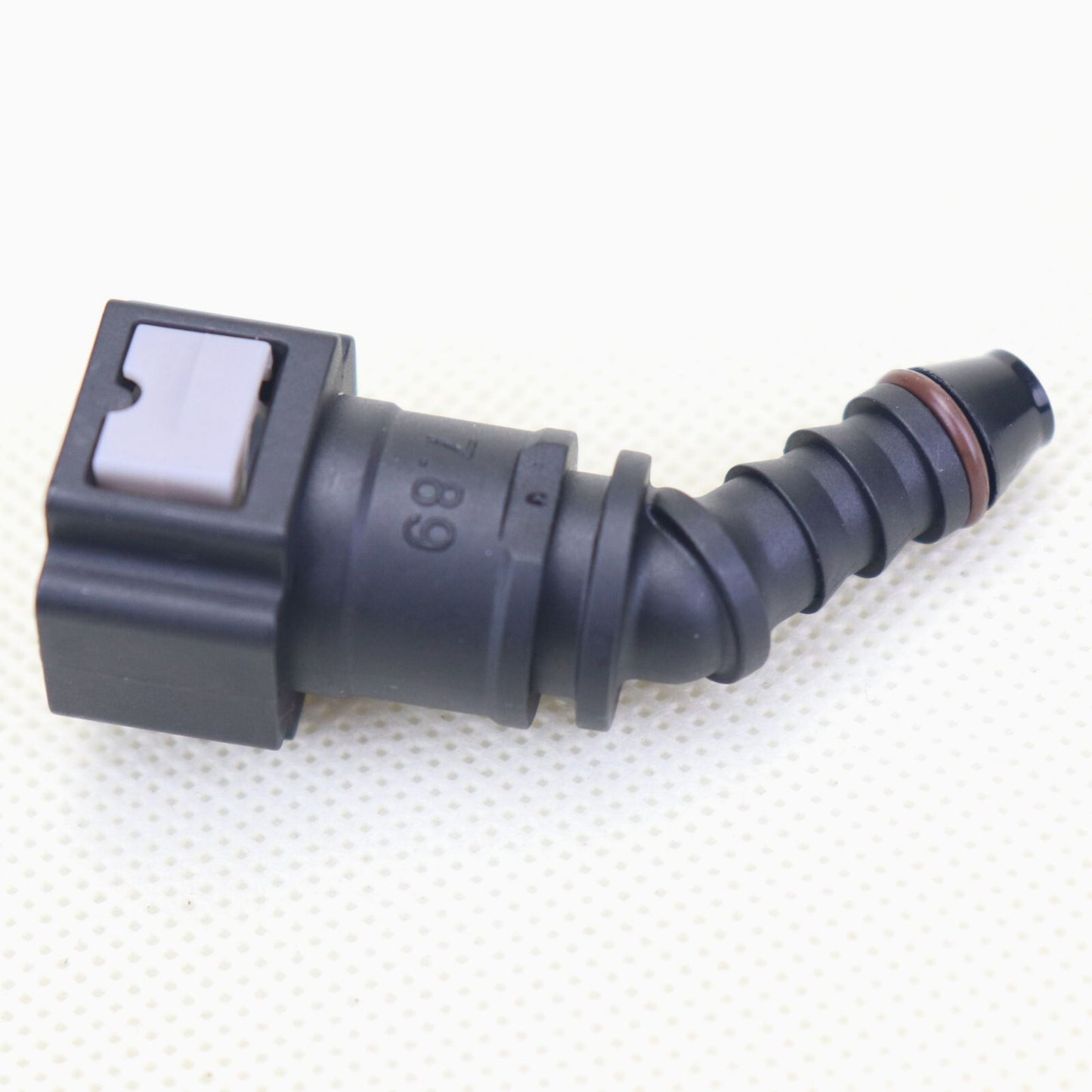 Fuel line quick-connect release disconnect hose 7.89 mm SAE 1/4 (6 mm) 45 degrees