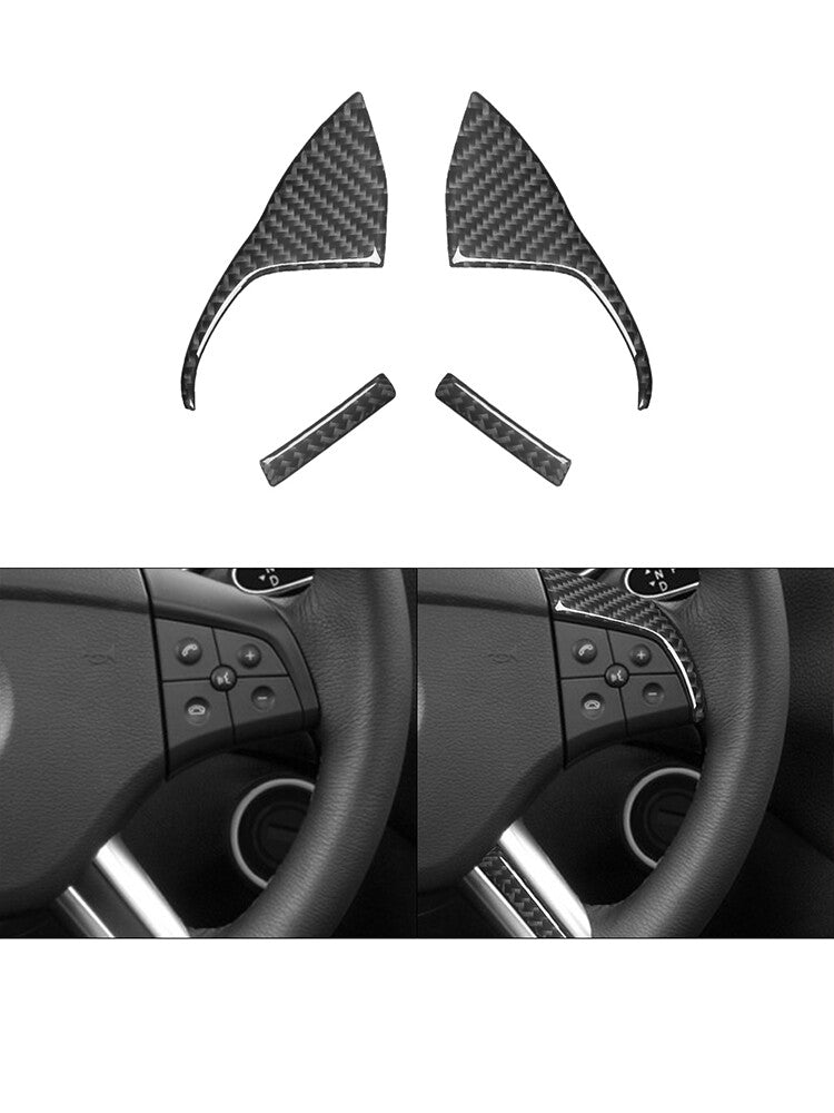 2X Red Carbon Fiber Front Side Door Handle Cover Trim For Fiesta 2011-2015 v
