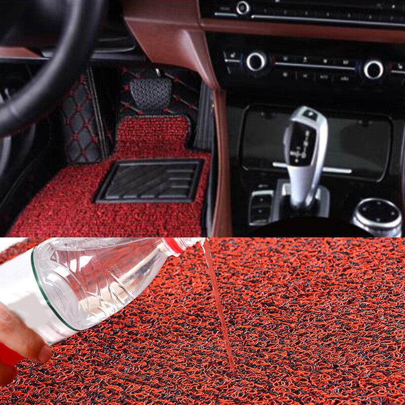 5060cm Car Driver's Side Coil Floor Mat, Waterproof Carpet, Trimmable n