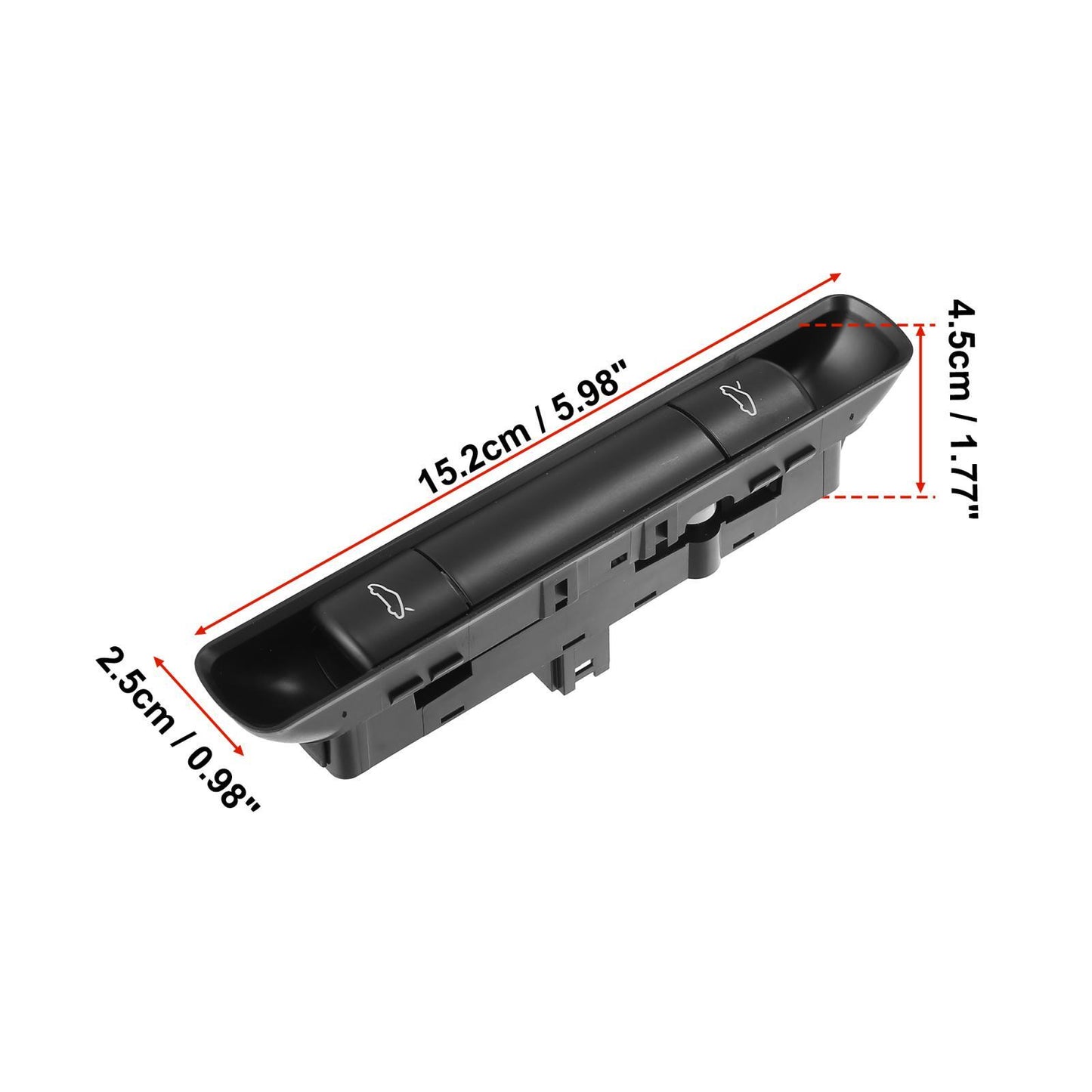 99761310502A05 Car power window switch driver side for 911 2005 - 2013 - n