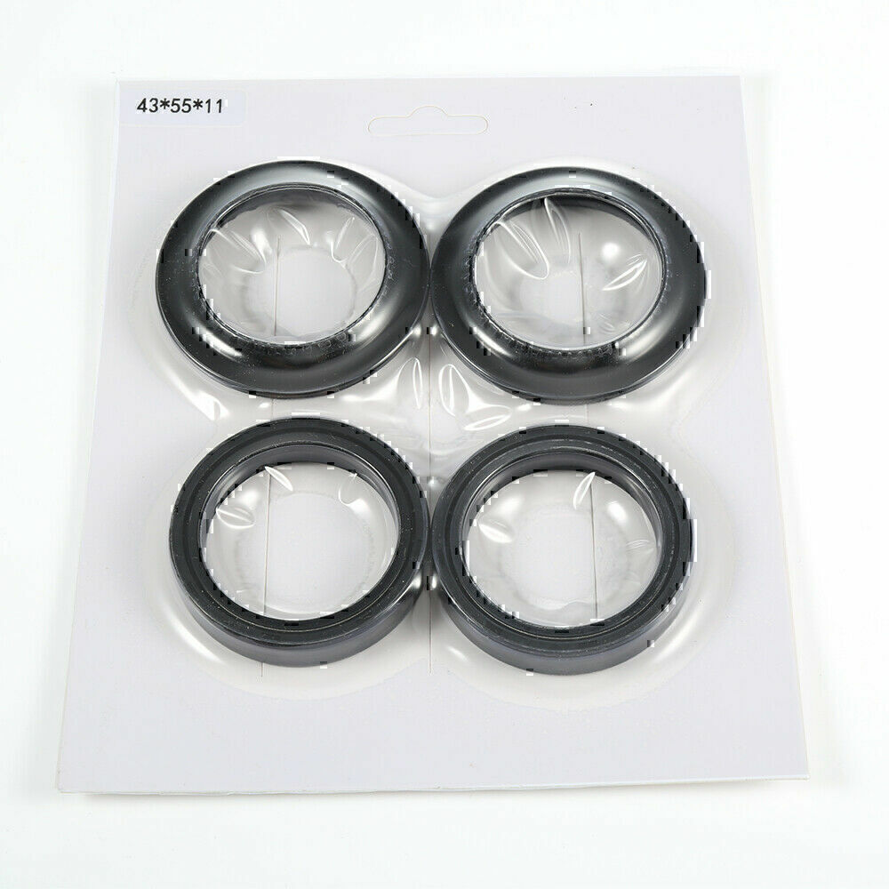 Set Front Fork Damper Shock Absorber Fork Dust And Oil Seal For Motorcycle NEW
