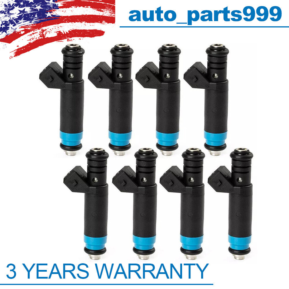 8 fuel injectors, 80 lbs, 850cc, suitable for Mustang GM LS1 LS6 and for Dodge for Challenger HEMI. n