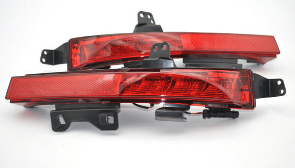 2x Red REAR BUMPER Fog Reflector light for Land Rover Discovery Sport L550 14-17 v