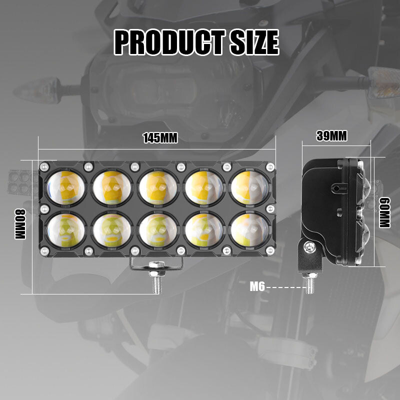 2PCS 40W LED Work Light Bar Fog Driving Lamp Spot Pods Truck SUV ATV Motorcycle