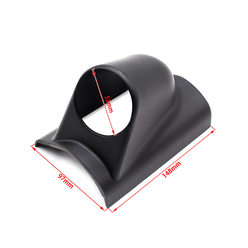 52mm Gauge Holder Carbon Single Gauge ABS Pod Gauge Support for Left Hand Drive Q