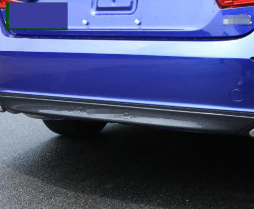 for Honda Accord 10th 2018-2022 Carbon Fiber Rear Bumper Strip Guard Cover Trim