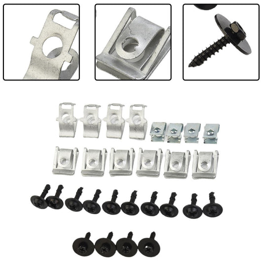28PCS Undertray Clips Engine Fitting Kits For A4 B8 A5 8T Replacement CLIPS