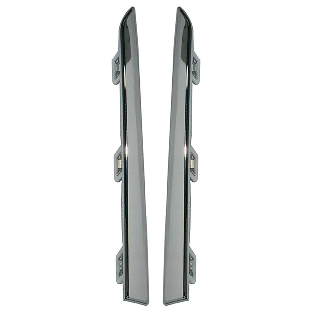 2Pcs Rear Bumper Trim Molding Strip Chrome Plastic for CR-V 2017 2018 2019 2020