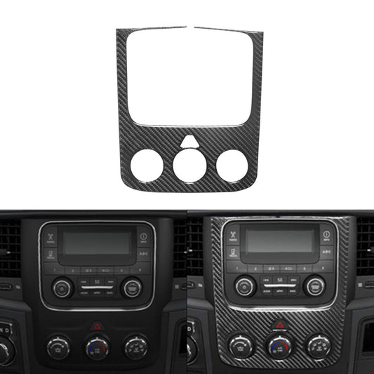 Carbon Fiber Center Console Cup Holder Cover Trim for Honda CRV CR-V 2012-2014 v