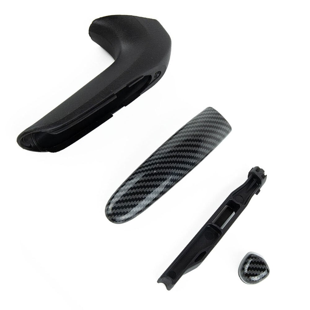 2pcs for Range Rover 2014-17 Carbon Fiber Interior Gear Console Side Panel Trim v