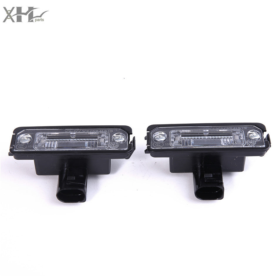 2pcs License Plate Lights Lamps for Golf MK4 Beetle Phaeton Polo 1J6 943 021 B Q