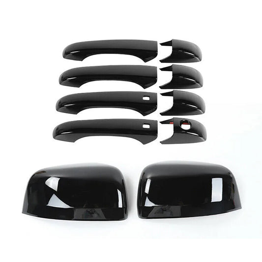 Door handle and rearview mirror housing cover kit for Jeep Grand Cherokee 2011+