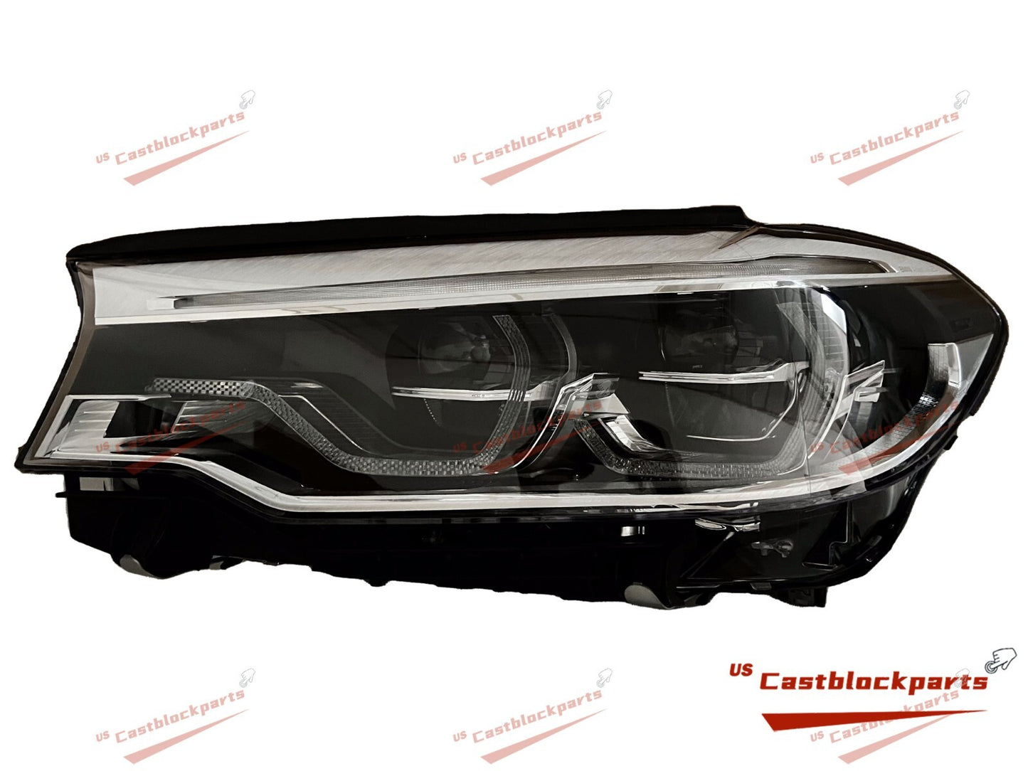 Left LED Adaptive Headlight Headlamp W/AFS For 2017-2020 5 M5 G30 G31 n