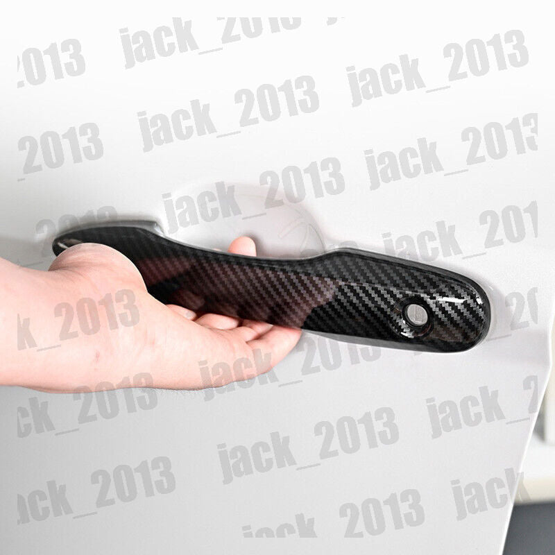 for TOYOTA for COROLLA 2019-2022 Carbon fibre ABS Door Handle Cover Trim Overlay Cap