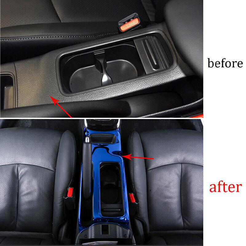 Hand Brake Lever Trim Cover Frame for Nissan Sentra Sylphy 2013-2019 Blue Steel