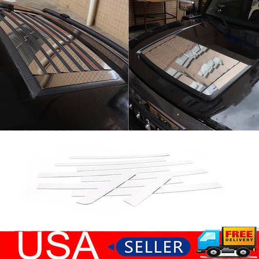 9-Piece Stainless Steel Chrome-Plated Ventilation Exterior for 2006-2009 for Hummer H3