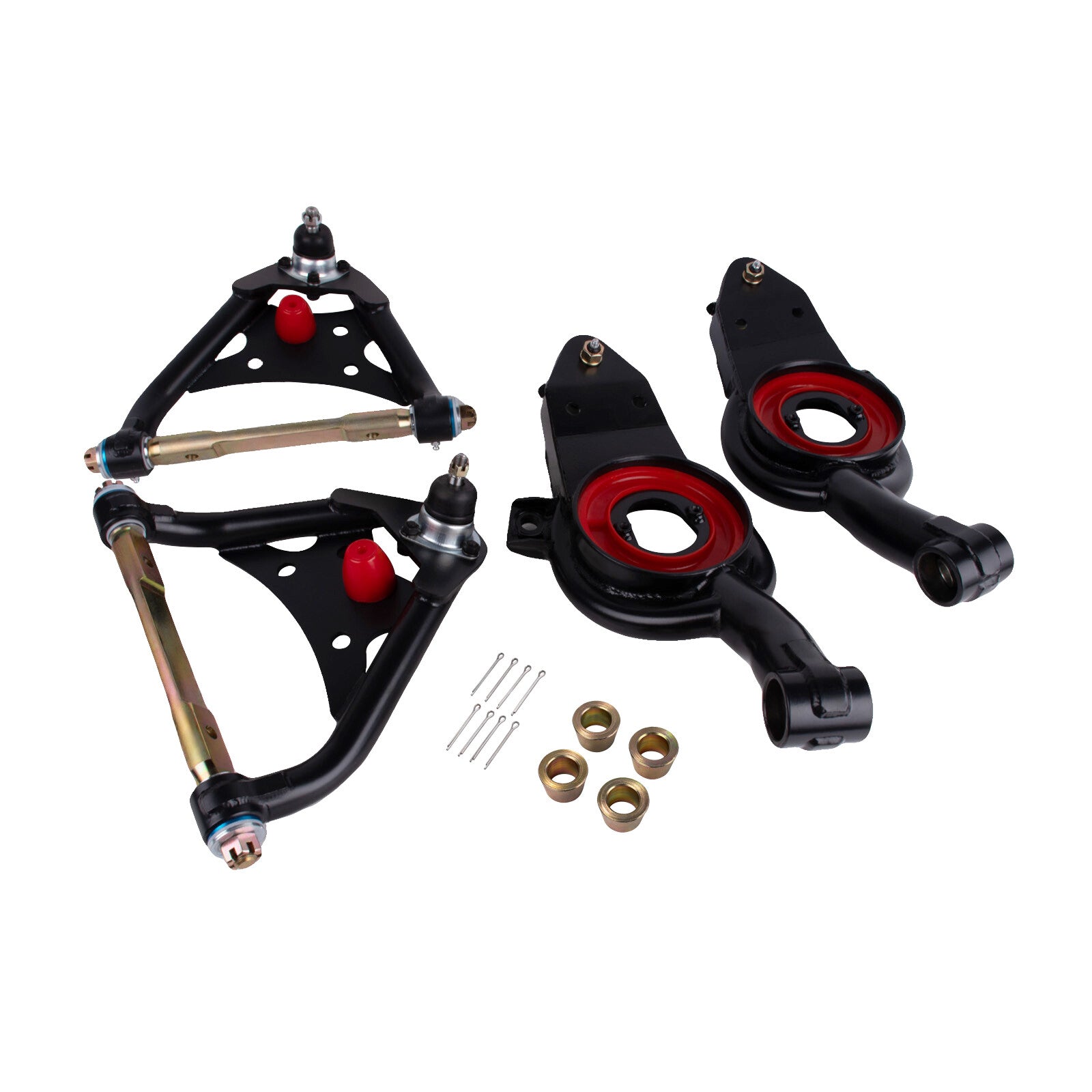 4x Front Upper Lower Control Arm Kit for Chevrolet Impala 65-70 Caprice 66-70