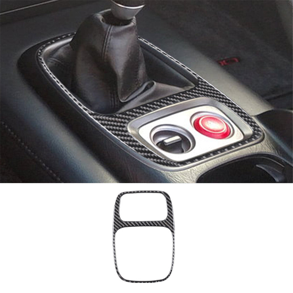 2X Red Carbon Fiber Interior Front A-Pillar Cover Trim for Mazda CX-9 2010-2015 v