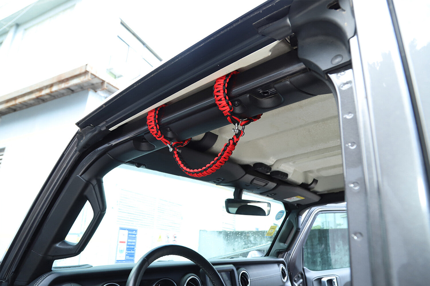 Roll Bar Paracord Grab Handles for Jeep for Wrangler YJ TJ JK 4XE JL JLU 2007-2023