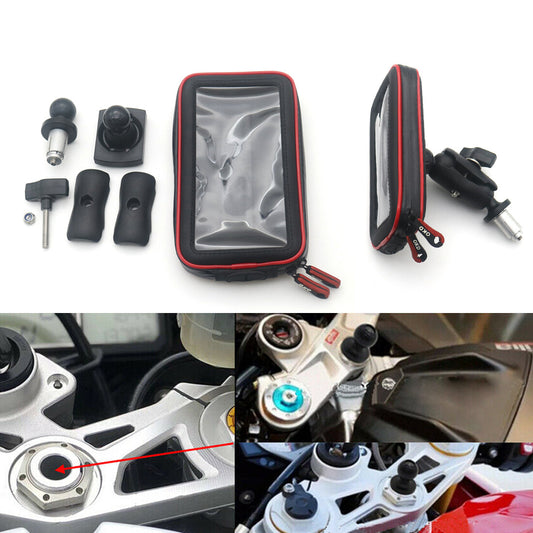 Mobile Phone Navigation Bracket holder With Waterproof Bag for BMW S1000RR 10-17 Q