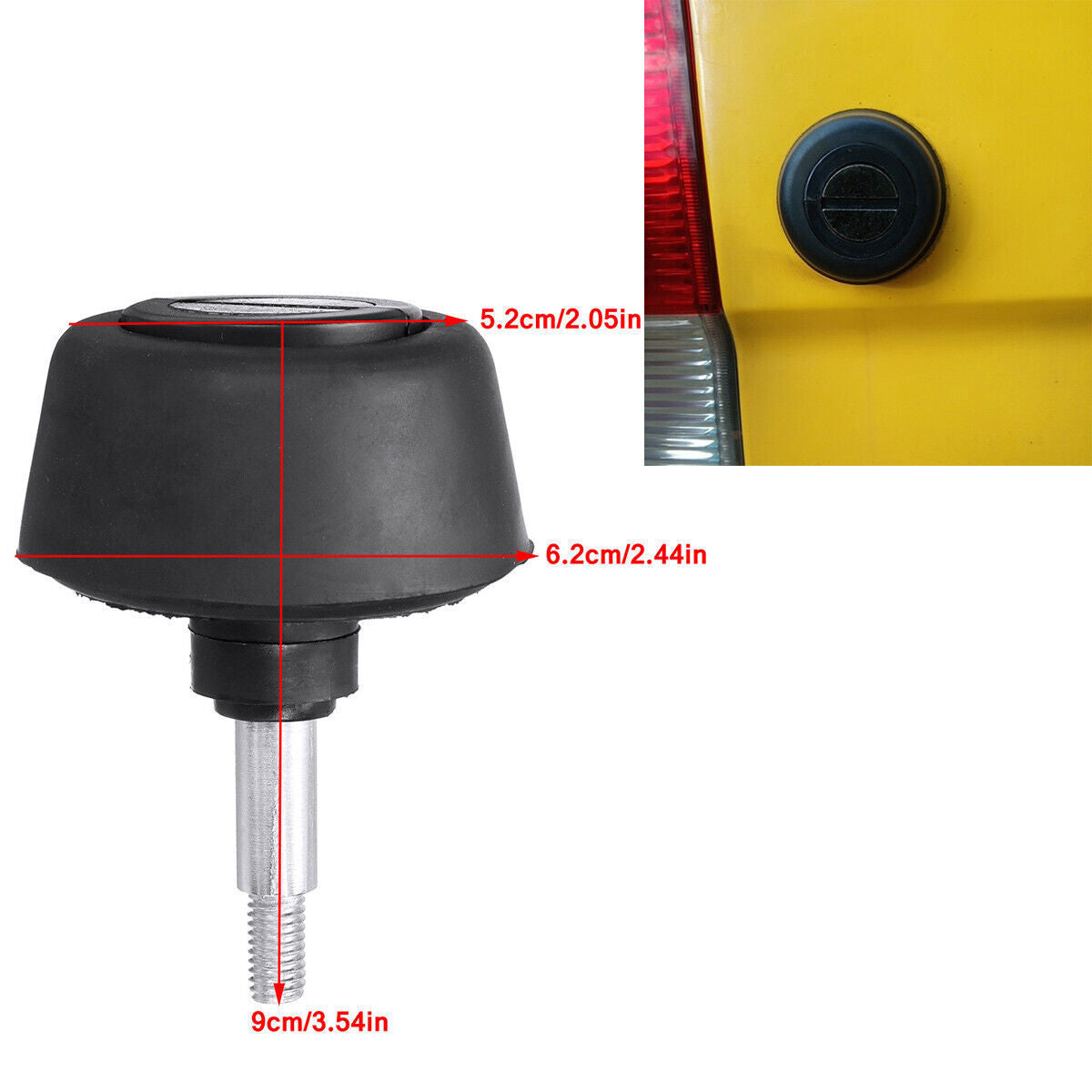 Suitable for 2007-2018 for Mercedes - for Dodge Sprinter rear door side panel inspection magnet (black) n