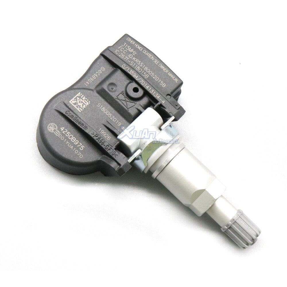 4-Piece Tire Pressure Sensor (TPMS) for Lancer Outlander 315MHz 4250B975- v