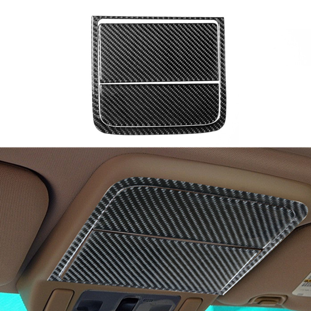 Red Carbon Fiber Gear Shift Side Decorative Trim For W204 2007-10 v