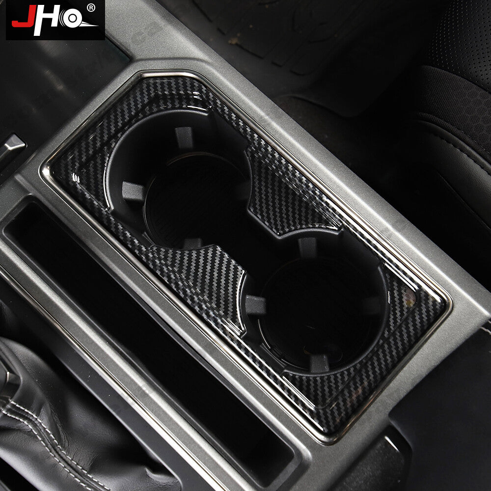 Gear Shift Panel Water Cap Cover Trim Carbon Fiber for Ford F150 2017-20