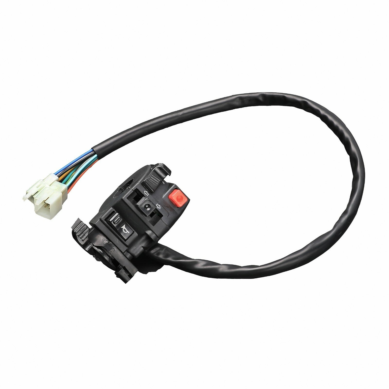 Motorcycle 7/8 handlebar switch, horn, turn signals, headlight start control button