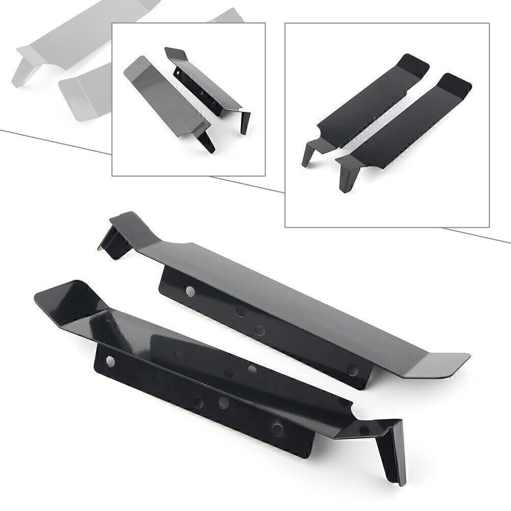 Saddlebag Filler Panels Solid Strips Black Fit for Harley Road King EFI FLHRI FLHR Q