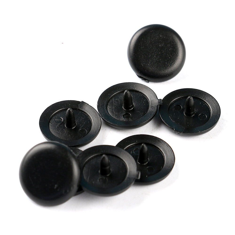 Fit For Universal 50x Car Safety for Seat Belt Stopper Button Retainer Fastener Clip Q
