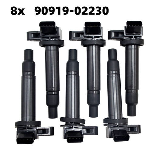 8X Ignition Coil Fit For LX570 LS600h T0y0ta CRUISER 90919-02230 4.7L V8 1998-06