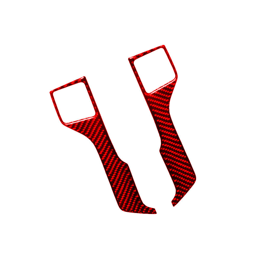 Carbon Fiber Interior Hand Brake Accent Cover Trim For Fiesta 2011-2015 v
